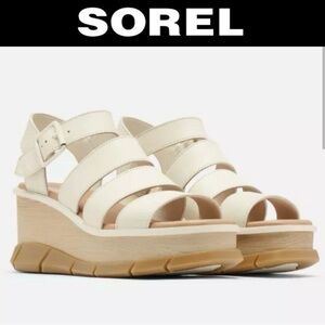 Sorel Women's Cream Wedge Sandals